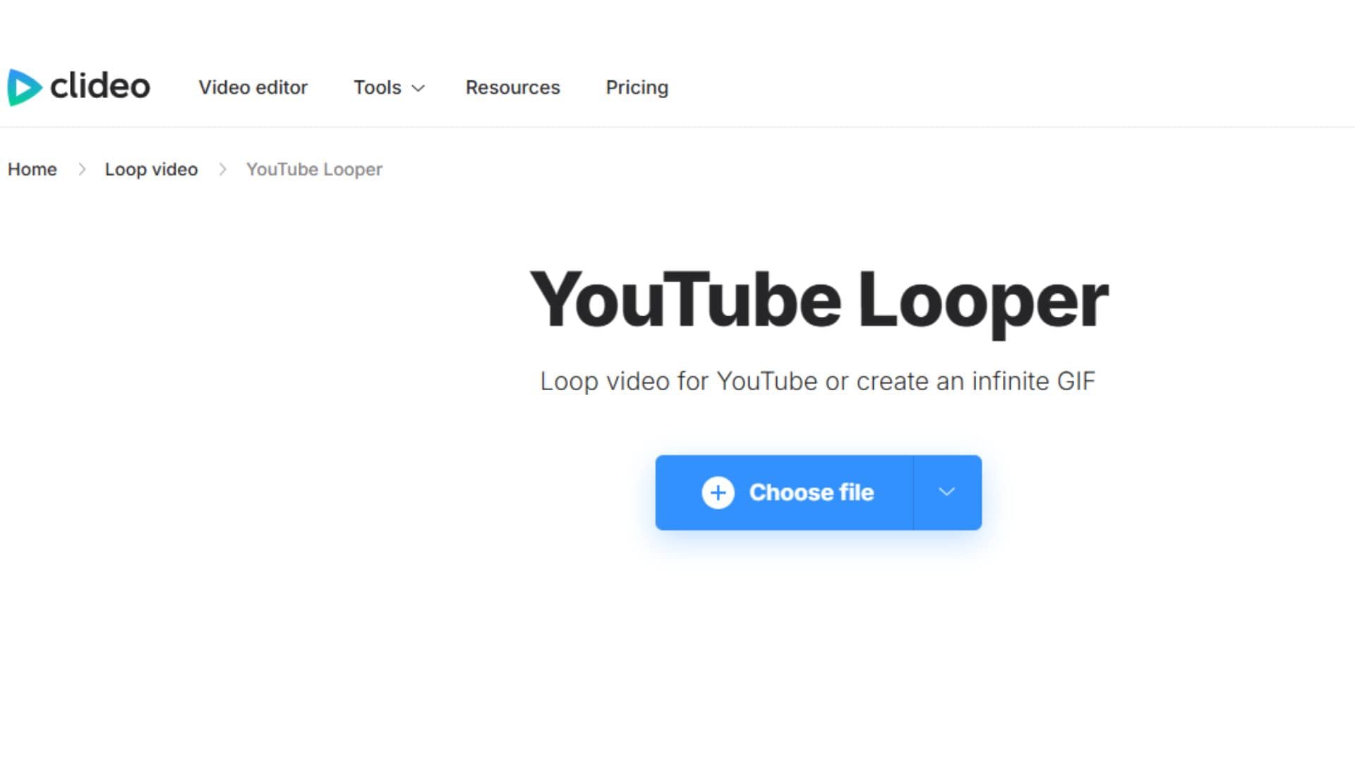 clideo looper