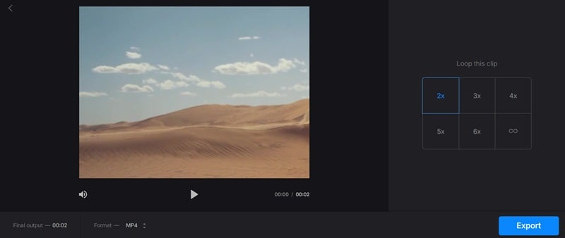 clideo online video looper