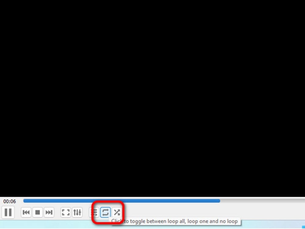make video play on loop on vlc