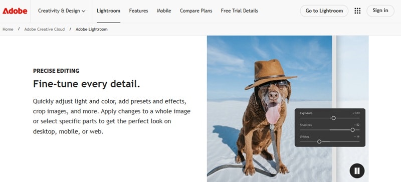 edit overexposed photo in adobe lightroom