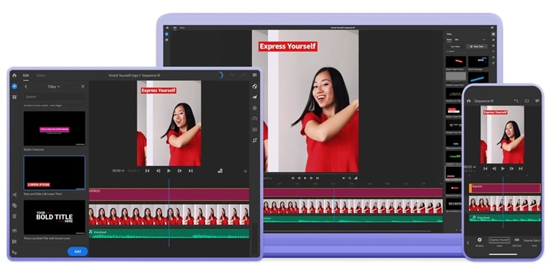 premiere rush social media video creator