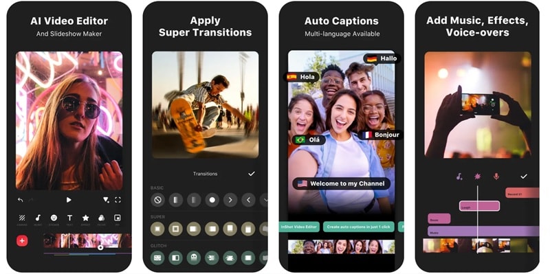 inshot top social media video creator