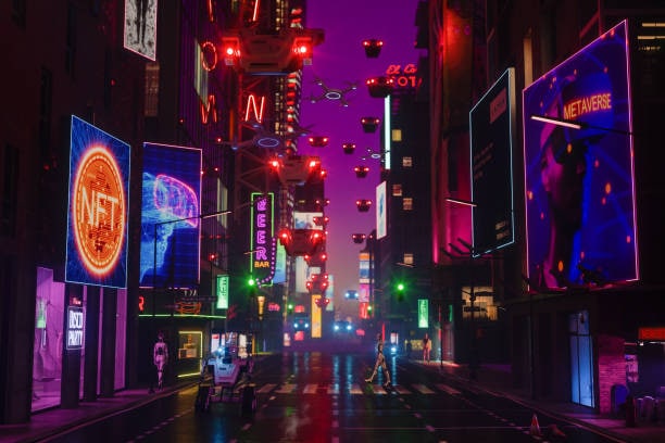 vibrant neon style cyberpunk filter
