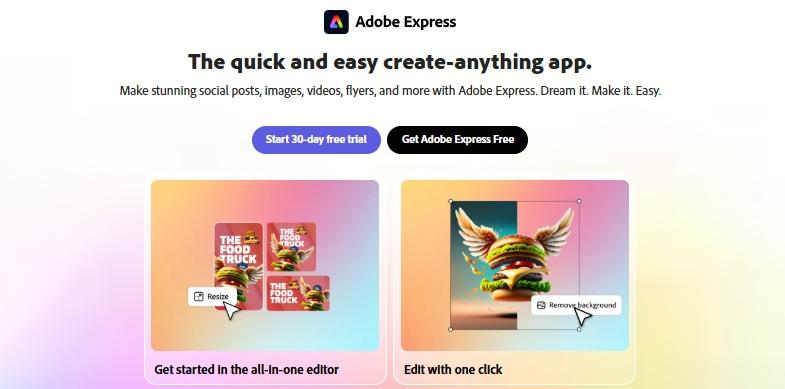 adobe express collage video maker