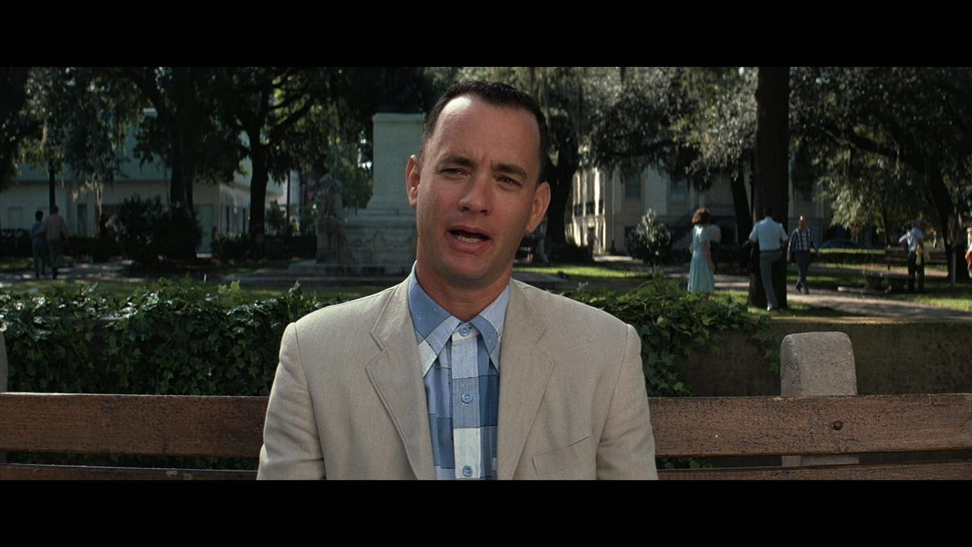 medium close up example forest gump
