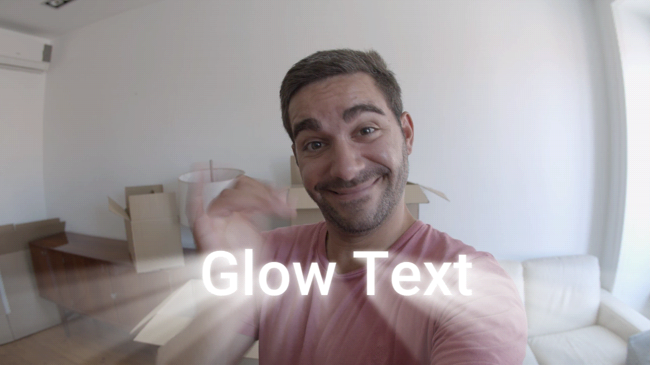 glow text effect filmora pc gif