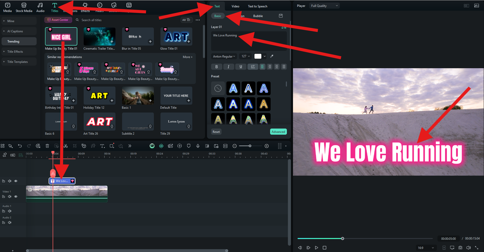 use ai video enhancer filmora pc