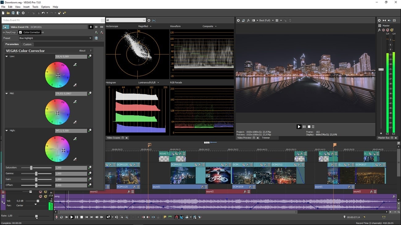 key features sony vegas