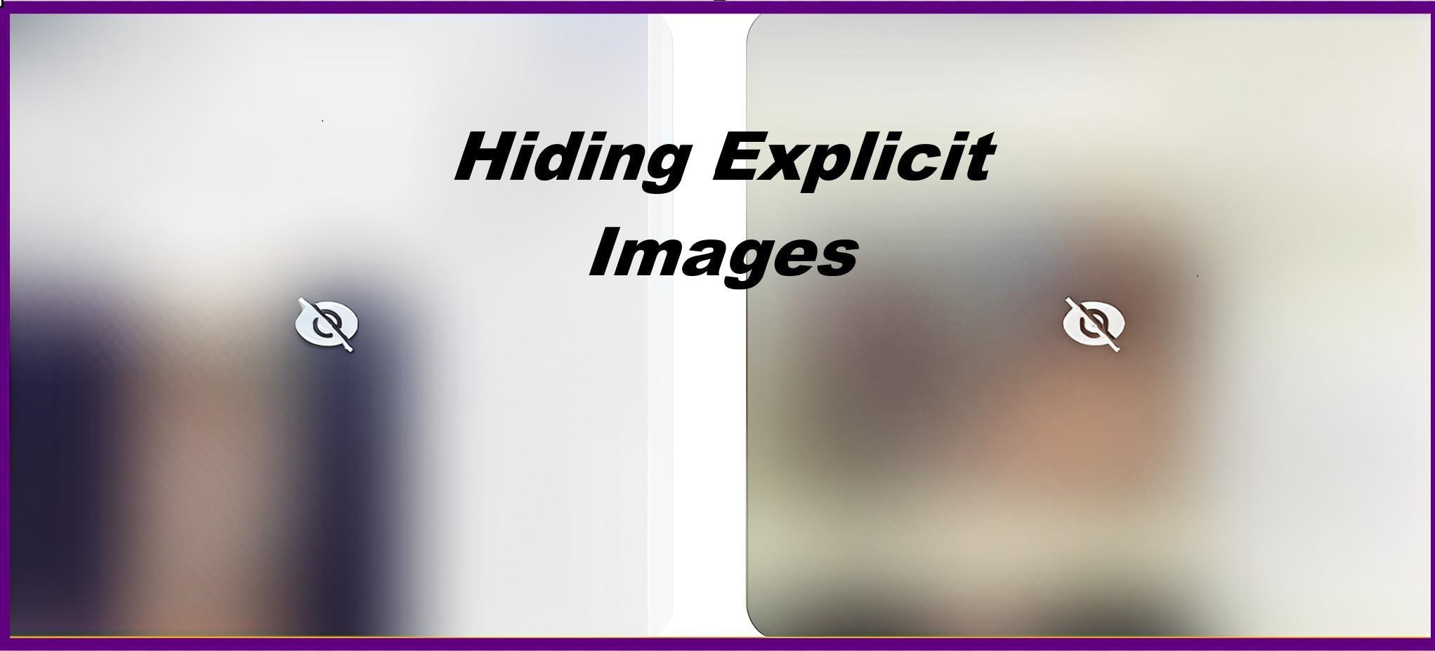 hide explicit images