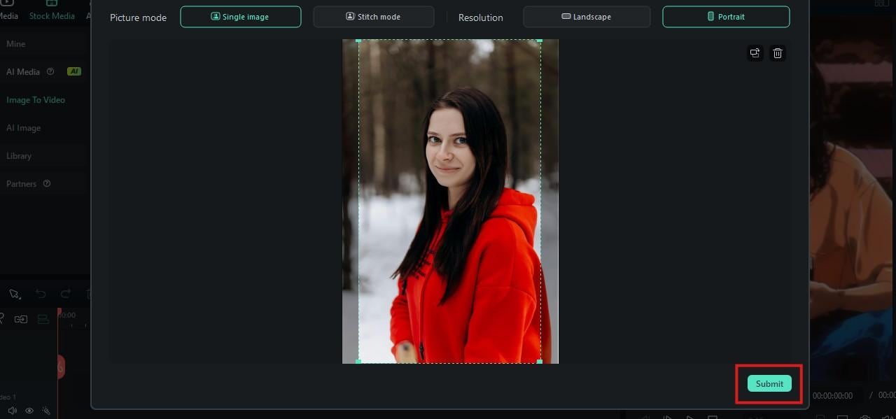 upload image