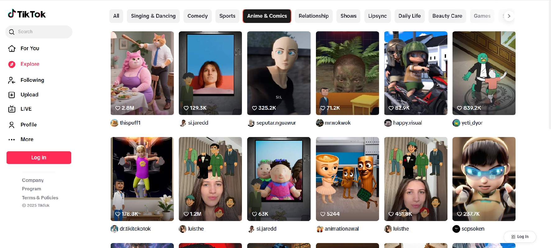 use tiktok official website