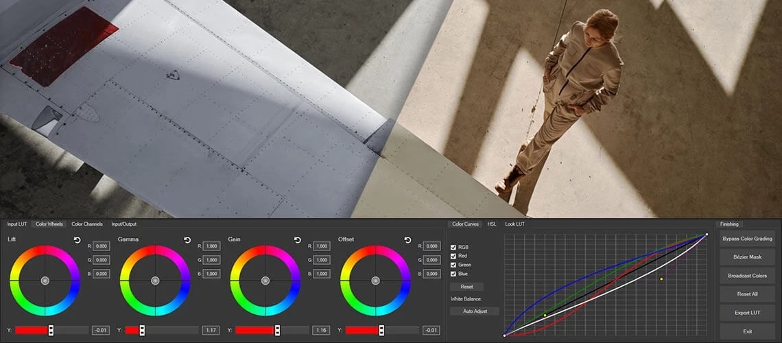 vegas pro color grading