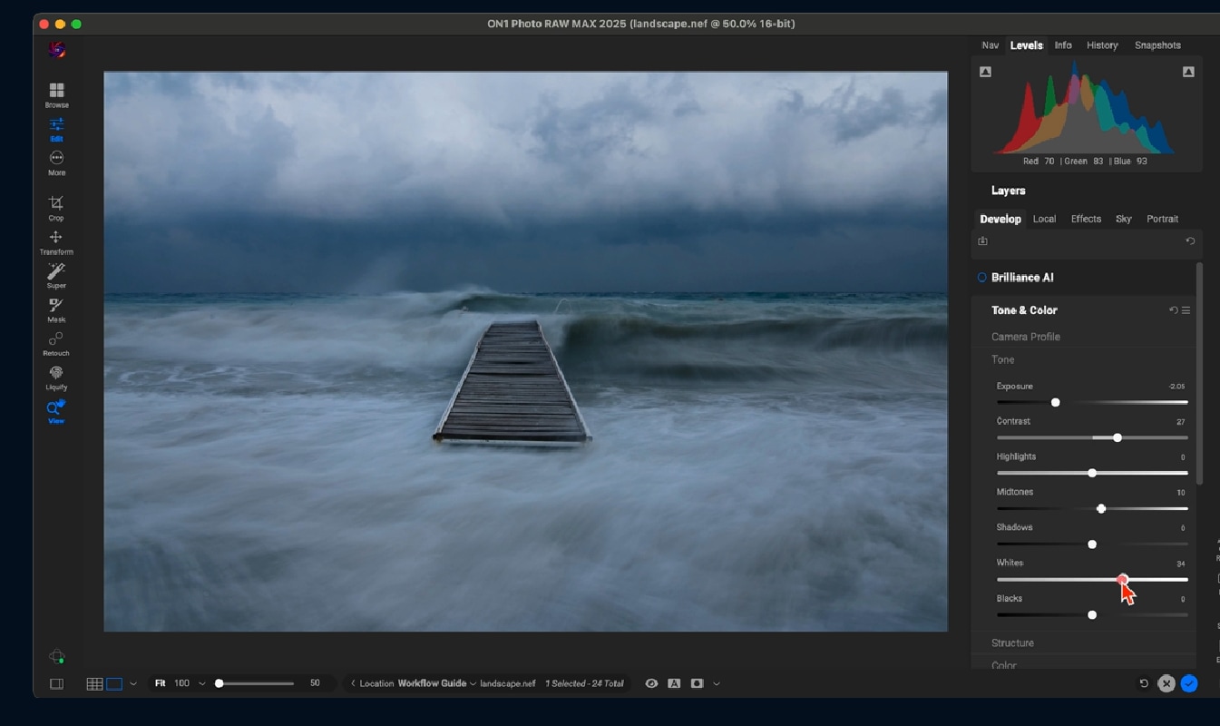 on1 photo raw photo editor