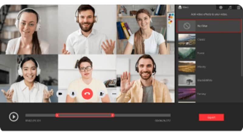stop and save recording with itop
