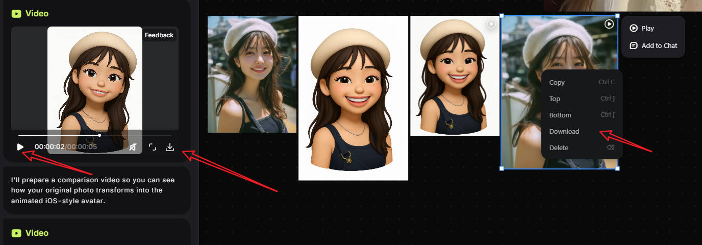 preview and download the emojis