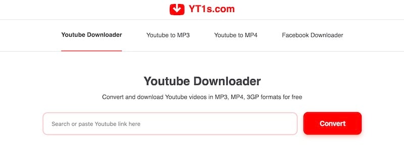 yt1s online youtube downloader