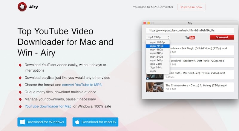 airy youtube downloader