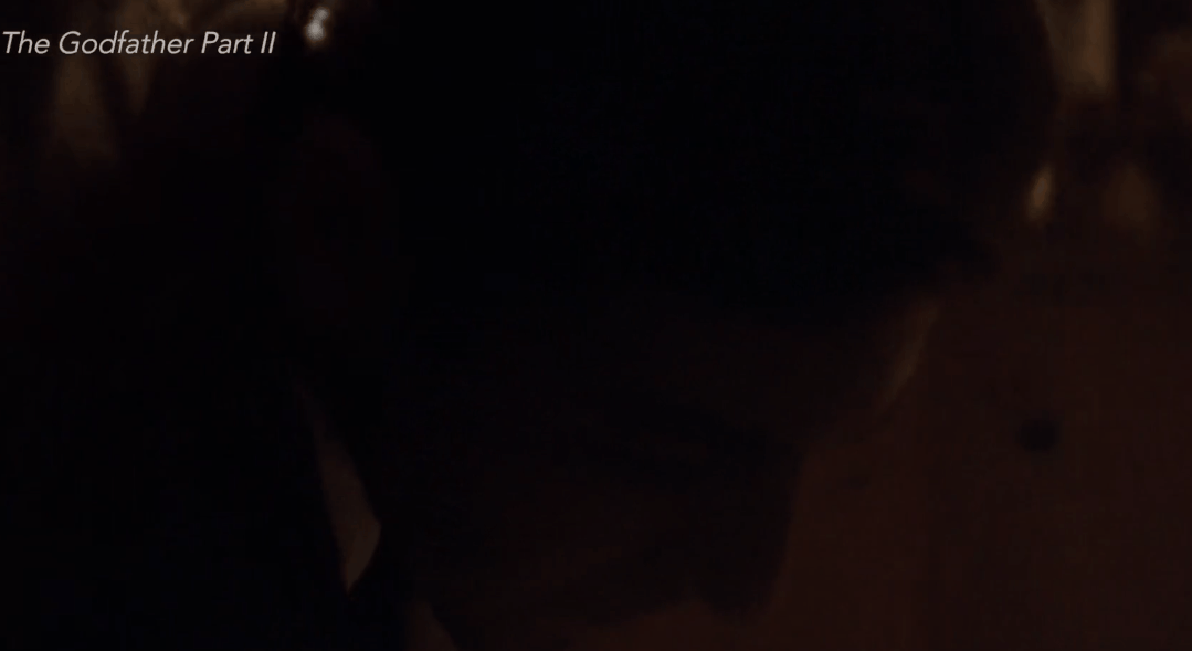 superimposition example from the godfather two