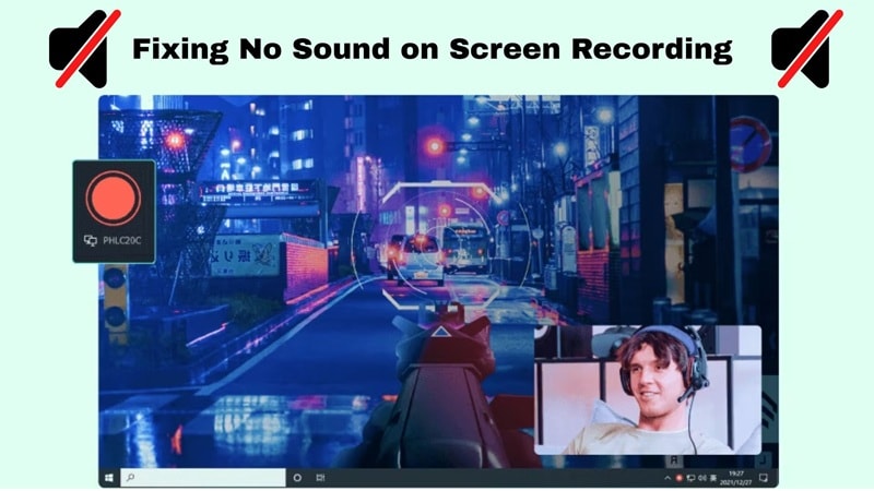 fixing no sound on screen recording