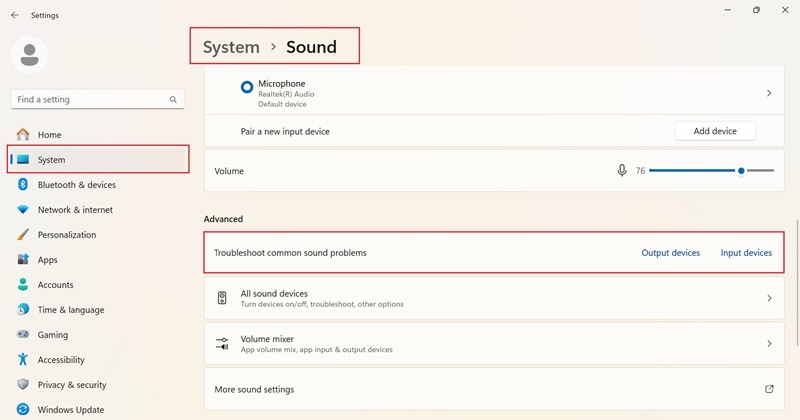 troubleshoot windows audio