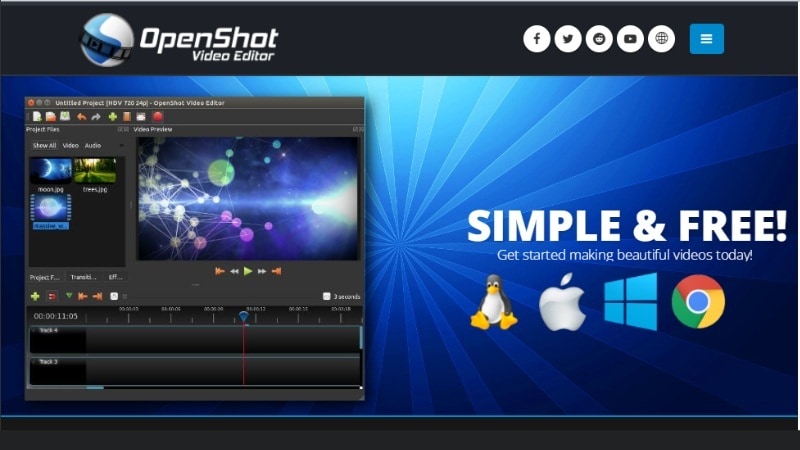 openshot video editor