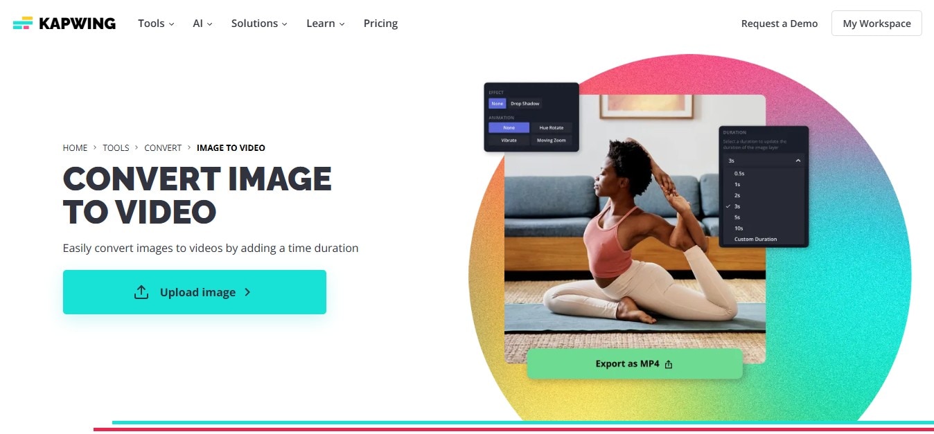 kapwing image to video converter
