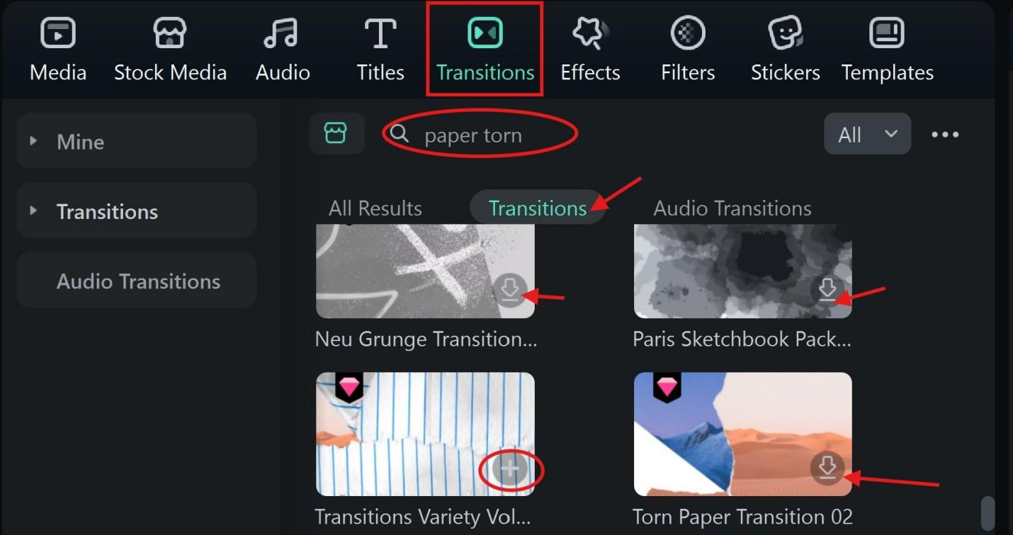 choose paper rip templates