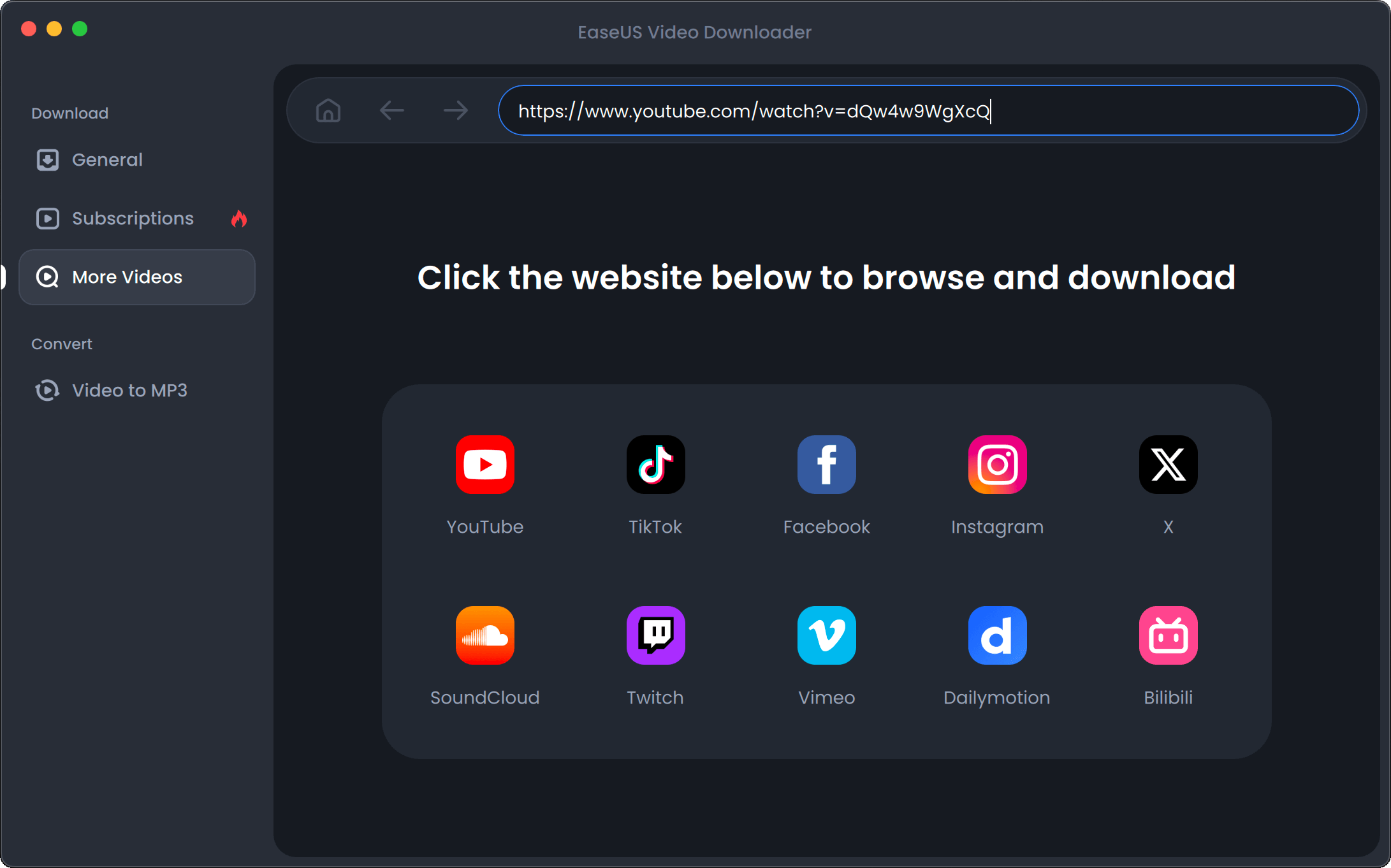 easeus video downloaders