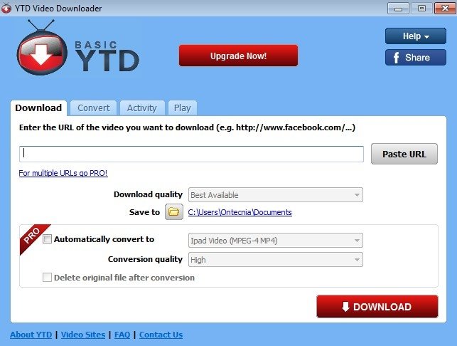 YTD video downloader