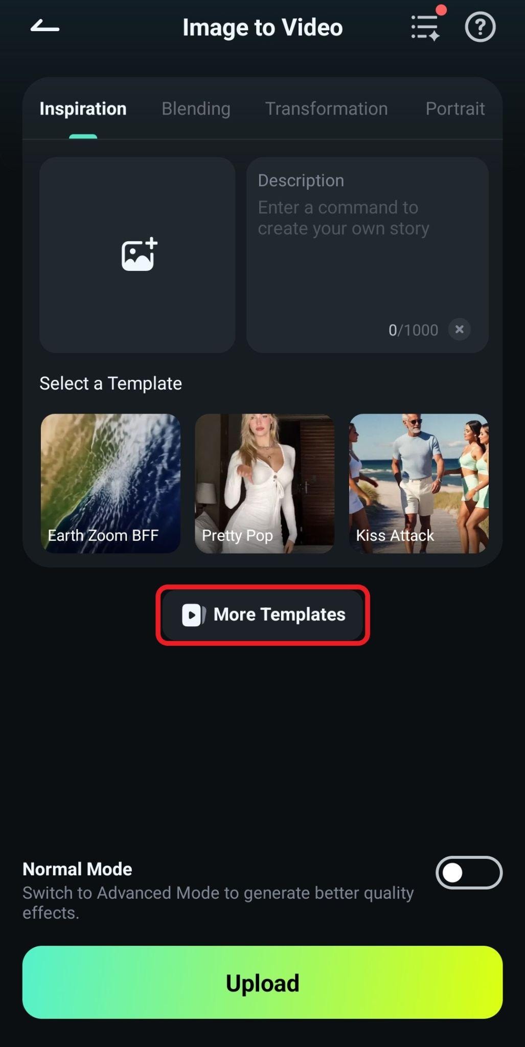 explore more templates image to video