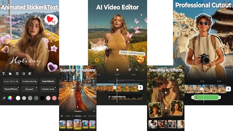 videoshow android app interface