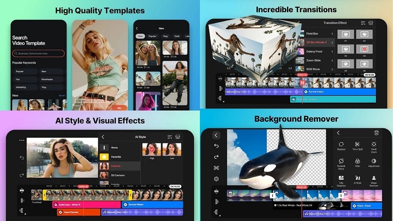 kinemaster app interface