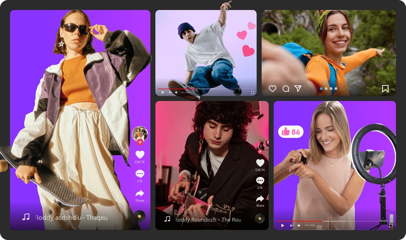 media.io vertical video editor