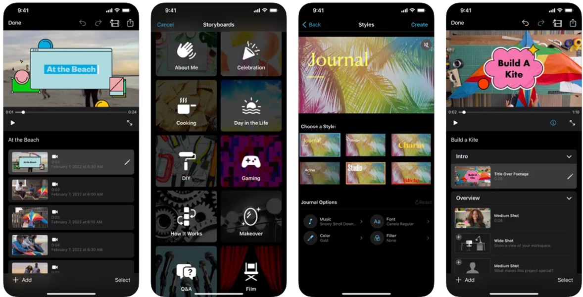 imovie vertical video editor mobile app