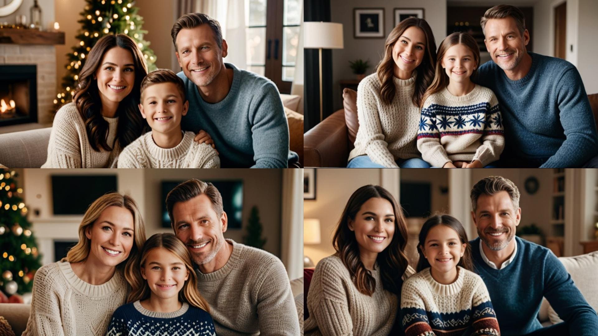 filmora ai family portrait four results