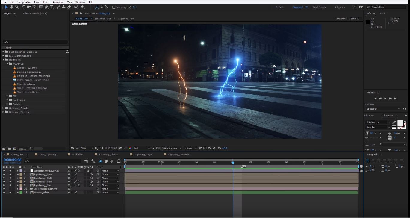 after effects video editor