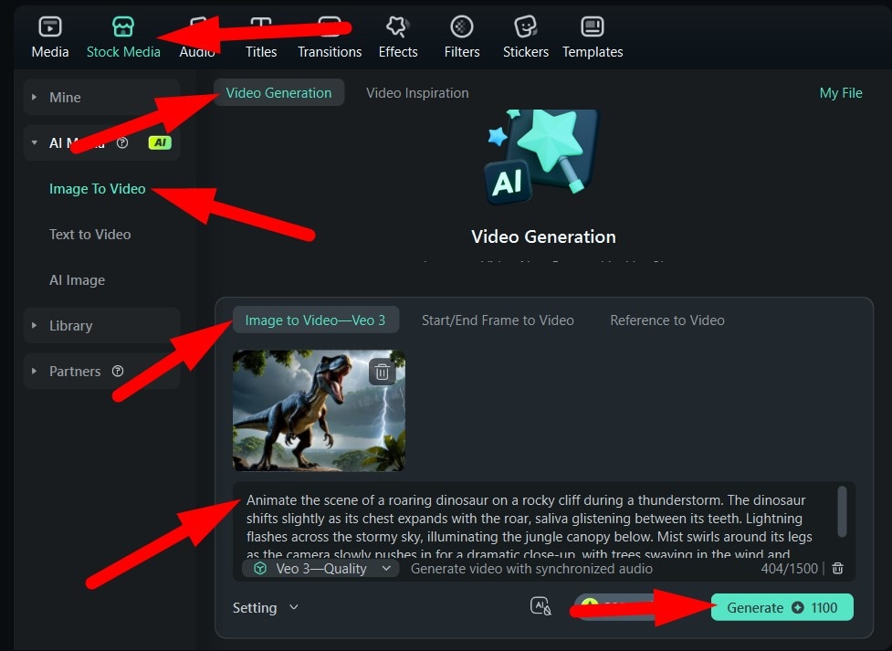 use image to video veo three