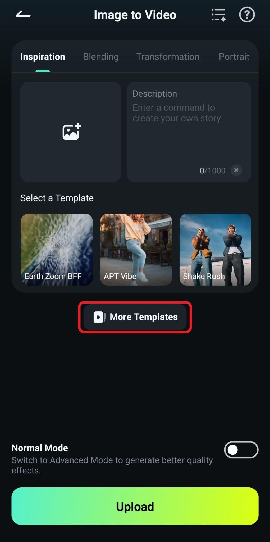 explore more templates image to video