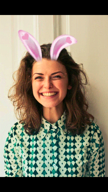 cute bunny ears filter filmora pc