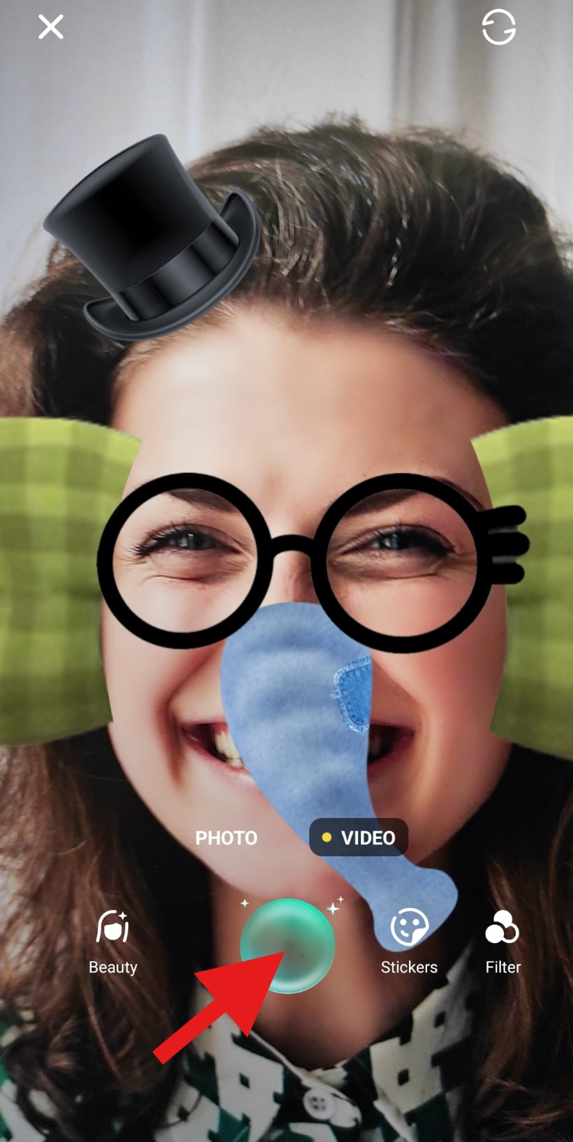 snap photo or record video filmora