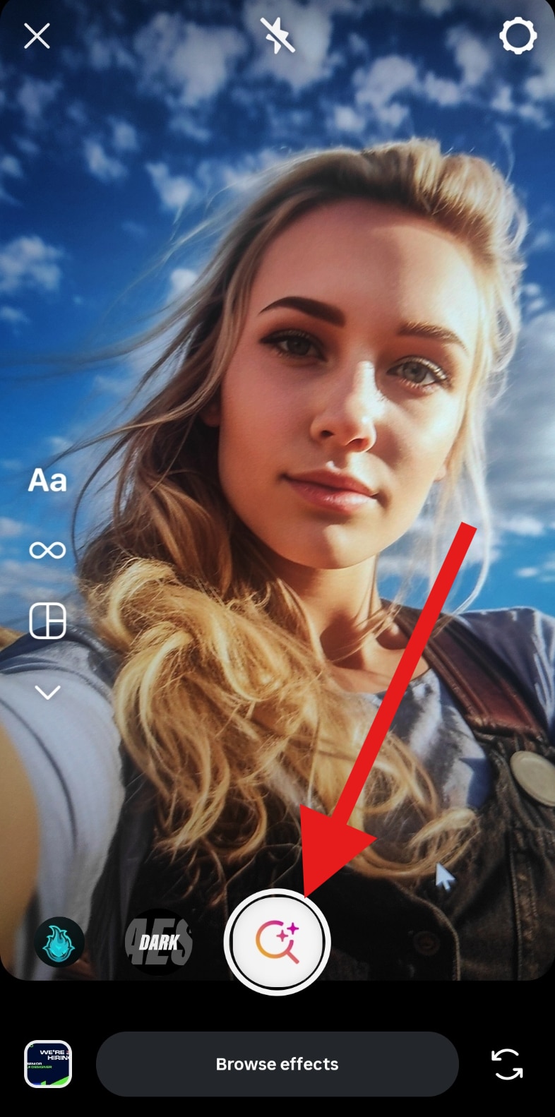 browse all instagram effects mobile