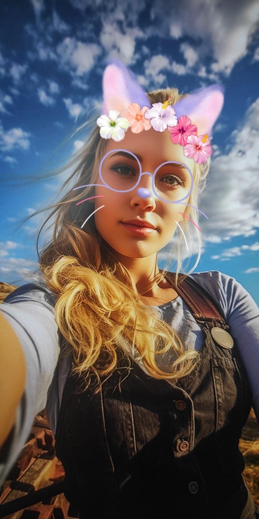 selfie with cat ears result mobile