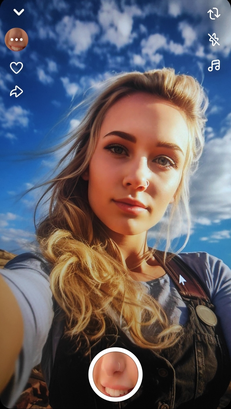 snap nose piercing lens photo snapchat