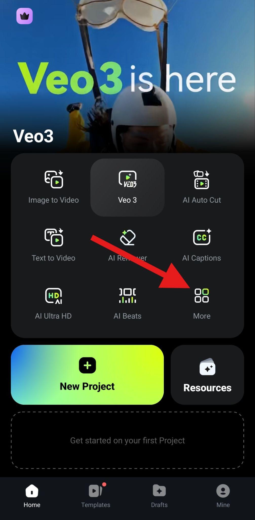 explore more ai feature filmora mobile