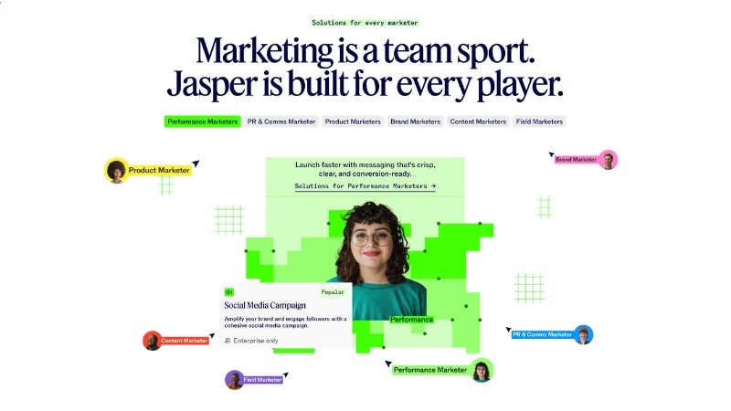 jasper ai as instagram caption generator