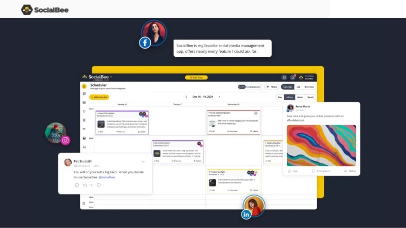 socialbee instagram automation tool