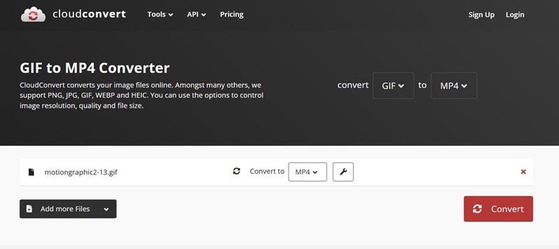 convert gif to mp4 cloudconvert