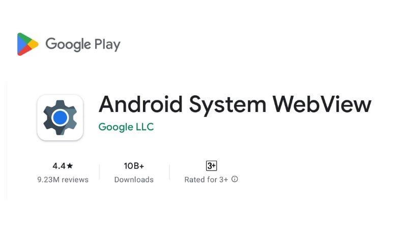 update android system webview