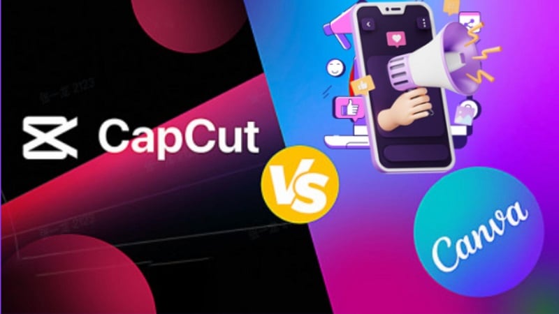 canva vs capcut pace with social media