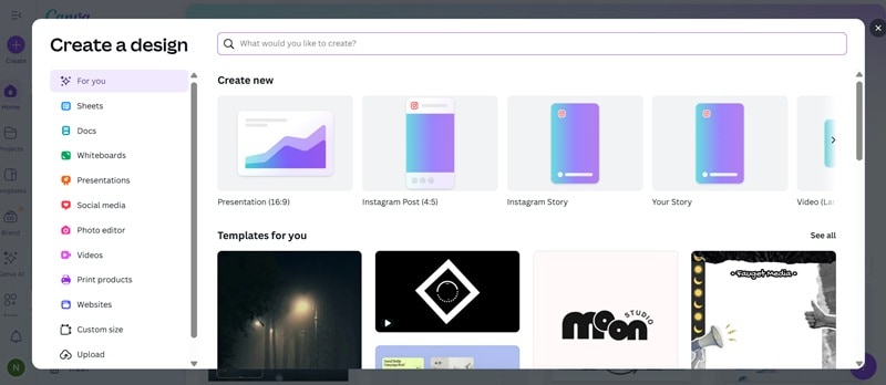 canva editing platform